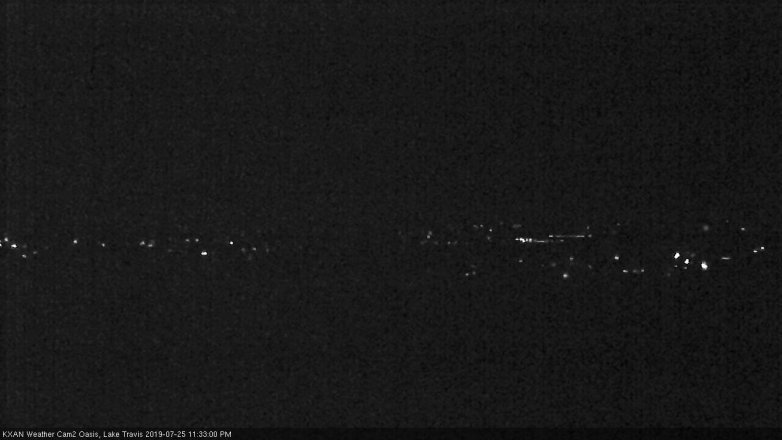 Lake Travis webcam, July 25, 2019 10:35 PM CT