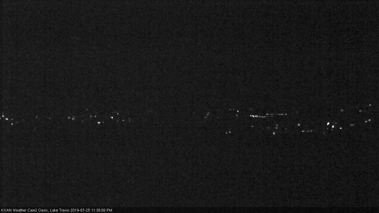 Lake Travis webcam, July 25, 2019 10:40 PM CT