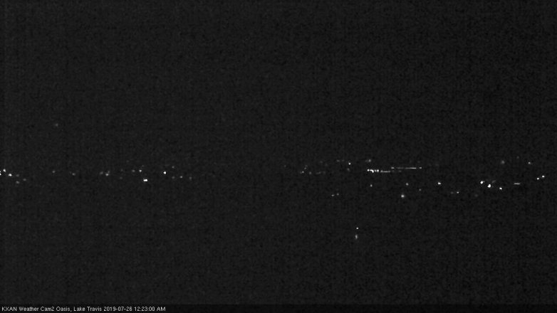 Lake Travis webcam, July 25, 2019 11:25 PM CT