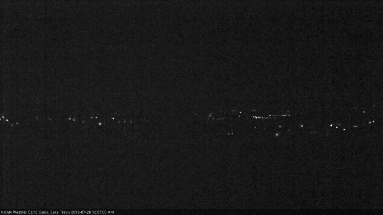 Lake Travis webcam, July 25, 2019 12:00 AM CT