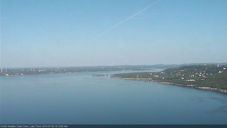 Lake Travis webcam, July 26, 2019 9:15 AM CT