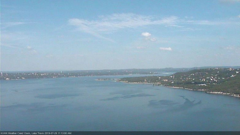 Lake Travis webcam, July 26, 2019 10:15 AM CT