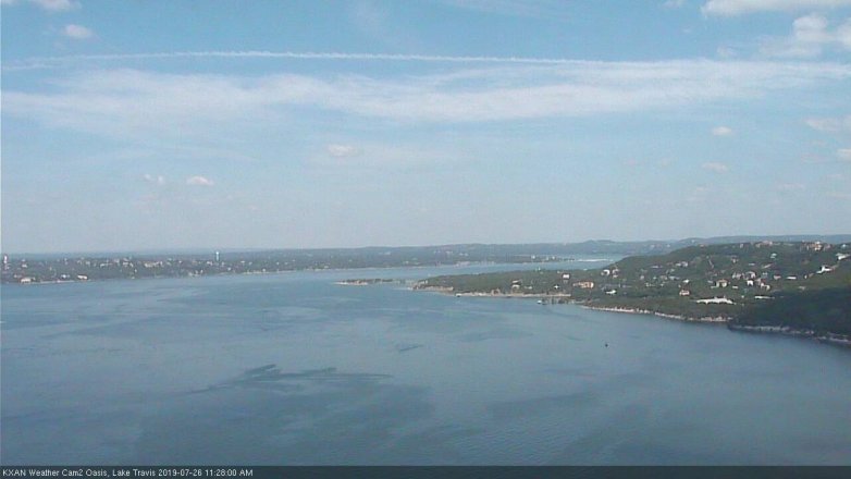 Lake Travis webcam, July 26, 2019 10:30 AM CT