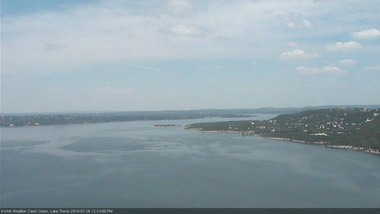Lake Travis webcam, July 26, 2019 11:15 AM CT