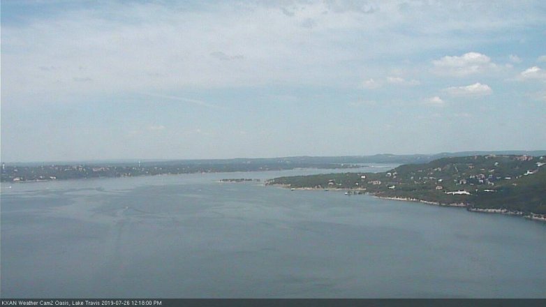 Lake Travis webcam, July 26, 2019 11:20 AM CT