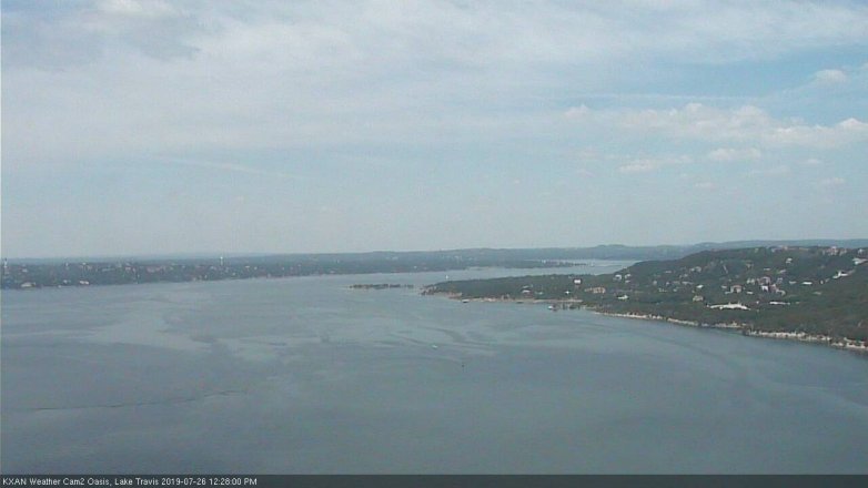 Lake Travis webcam, July 26, 2019 11:30 AM CT