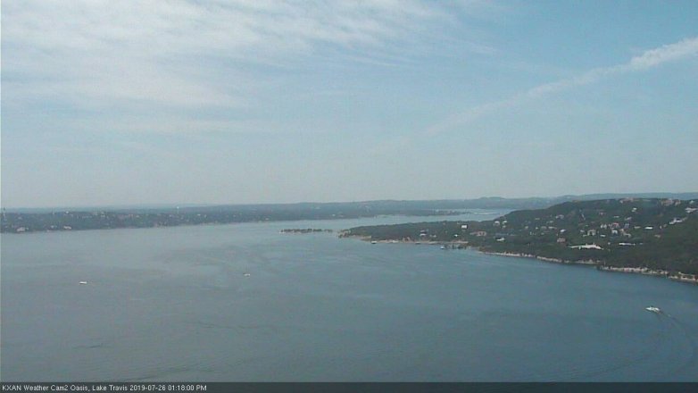 Lake Travis webcam, July 26, 2019 12:20 PM CT
