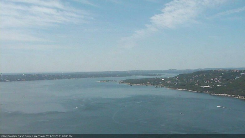 Lake Travis webcam, July 26, 2019 12:35 PM CT