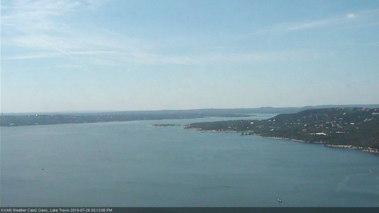 Lake Travis webcam, July 26, 2019 2:15 PM CT