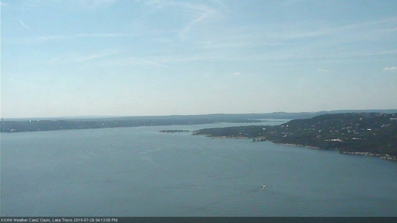 Lake Travis webcam, July 26, 2019 3:15 PM CT