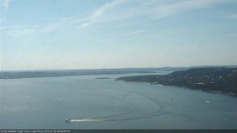 Lake Travis webcam, July 26, 2019 3:50 PM CT