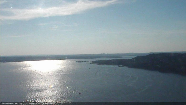 Lake Travis webcam, July 26, 2019 5:10 PM CT