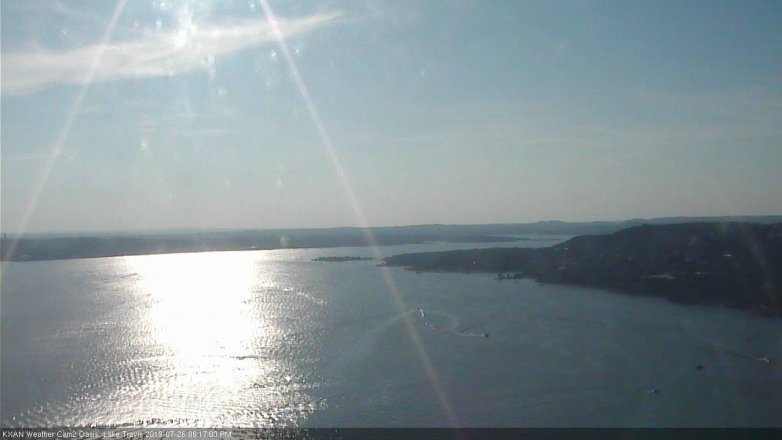 Lake Travis webcam, July 26, 2019 5:20 PM CT