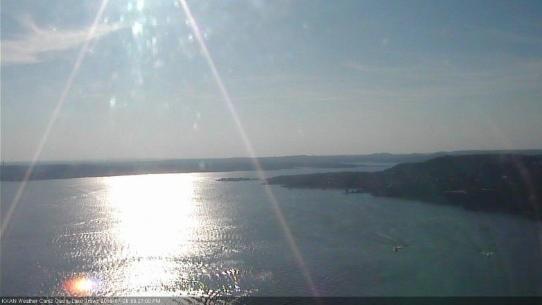 Lake Travis webcam, July 26, 2019 5:30 PM CT