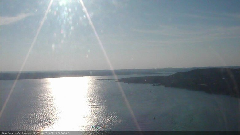 Lake Travis webcam, July 26, 2019 5:35 PM CT