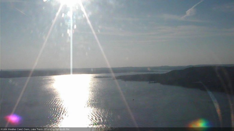 Lake Travis webcam, July 26, 2019 5:50 PM CT