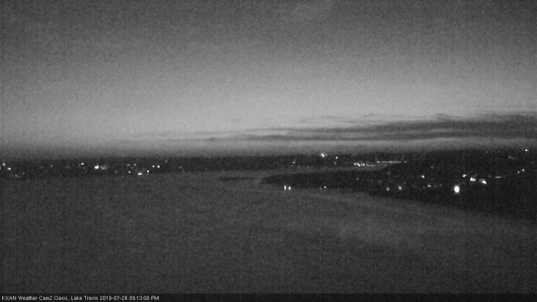 Lake Travis webcam, July 26, 2019 8:15 PM CT