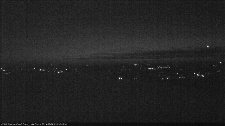 Lake Travis webcam, July 26, 2019 8:25 PM CT