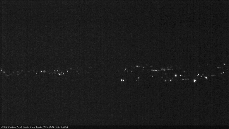 Lake Travis webcam, July 26, 2019 9:05 PM CT