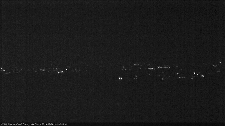 Lake Travis webcam, July 26, 2019 9:15 PM CT