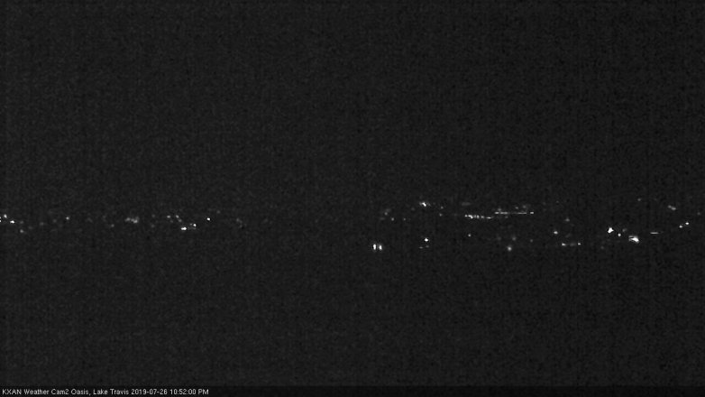Lake Travis webcam, July 26, 2019 9:55 PM CT