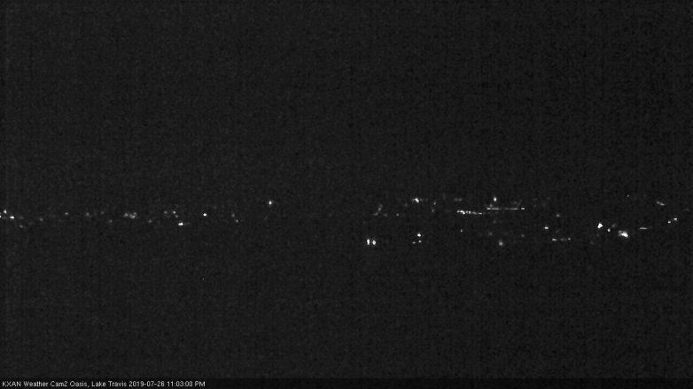 Lake Travis webcam, July 26, 2019 10:05 PM CT