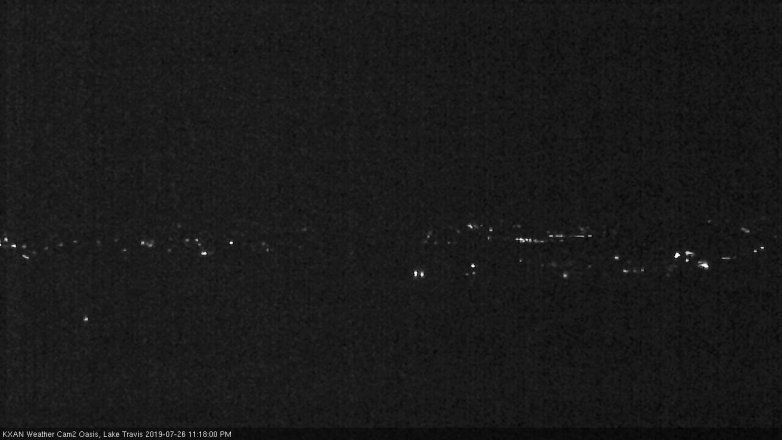 Lake Travis webcam, July 26, 2019 10:20 PM CT