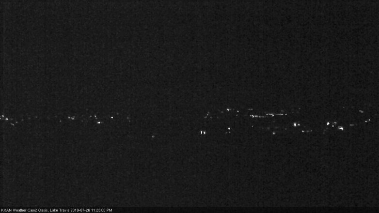 Lake Travis webcam, July 26, 2019 10:25 PM CT