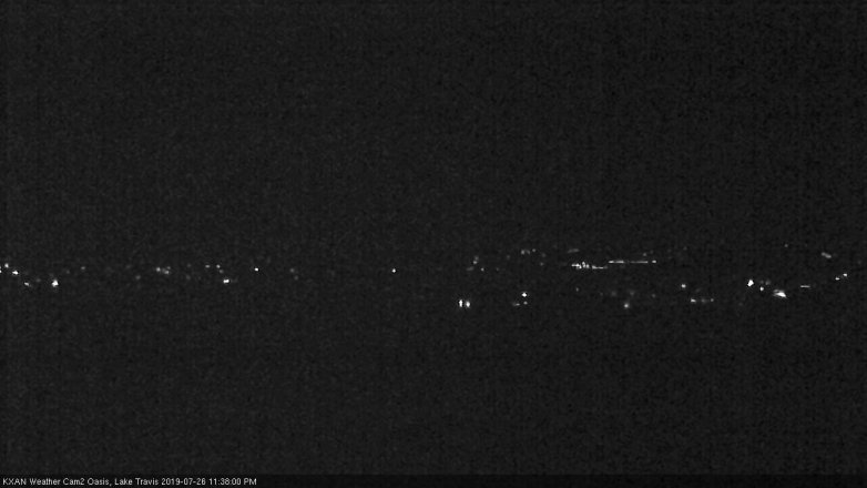 Lake Travis webcam, July 26, 2019 10:40 PM CT