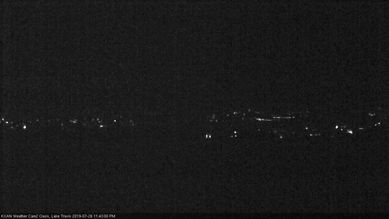Lake Travis webcam, July 26, 2019 10:45 PM CT