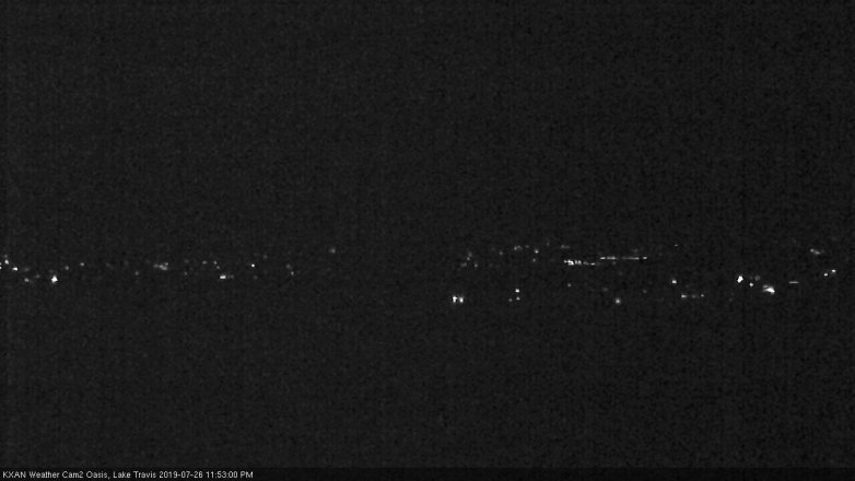 Lake Travis webcam, July 26, 2019 10:55 PM CT