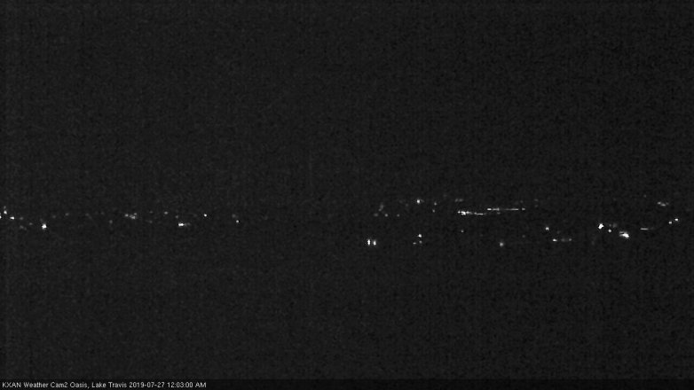 Lake Travis webcam, July 26, 2019 11:05 PM CT