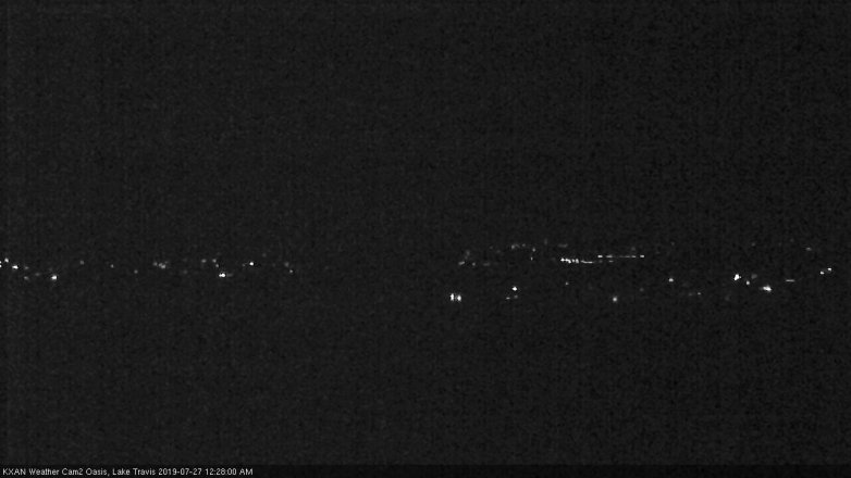 Lake Travis webcam, July 26, 2019 11:30 PM CT