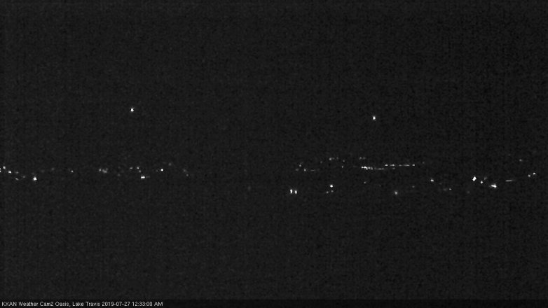Lake Travis webcam, July 26, 2019 11:35 PM CT