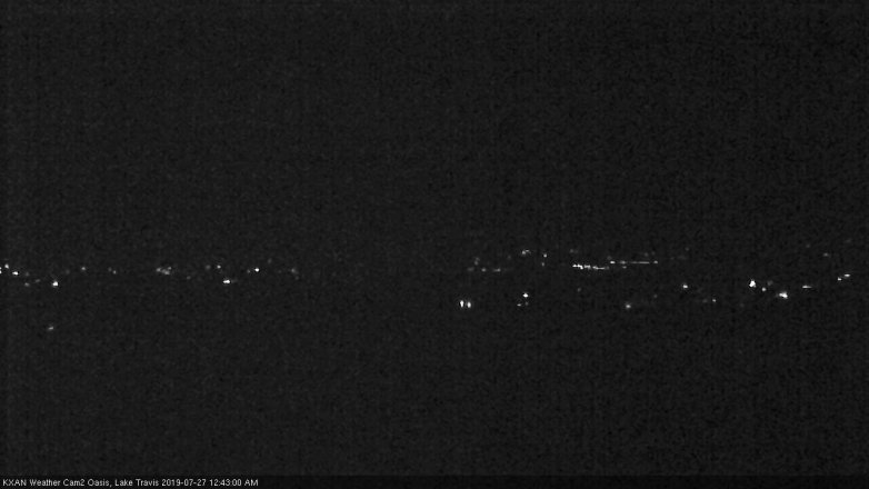 Lake Travis webcam, July 26, 2019 11:45 PM CT