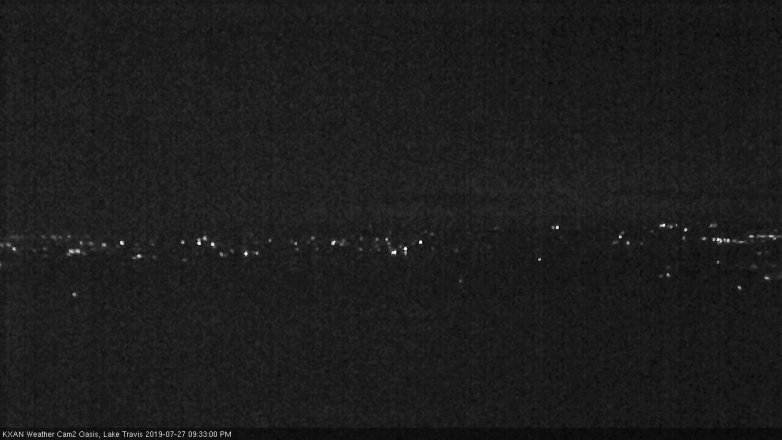 Lake Travis webcam, July 27, 2019 8:35 PM CT
