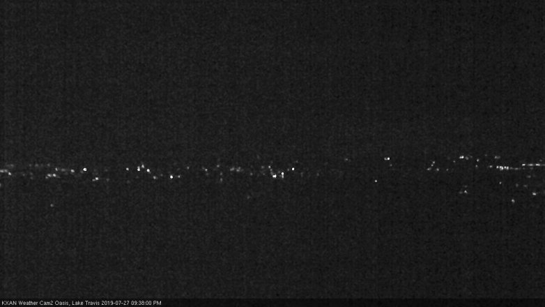 Lake Travis webcam, July 27, 2019 8:40 PM CT