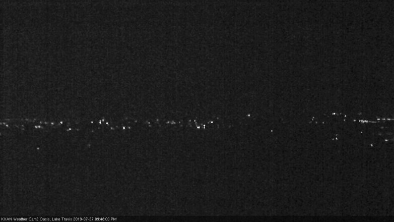 Lake Travis webcam, July 27, 2019 8:50 PM CT