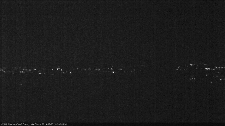 Lake Travis webcam, July 27, 2019 9:35 PM CT