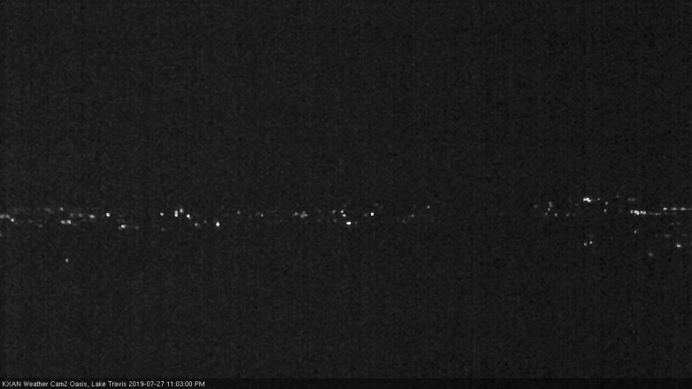 Lake Travis webcam, July 27, 2019 10:05 PM CT