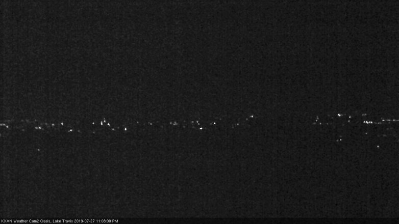 Lake Travis webcam, July 27, 2019 10:10 PM CT