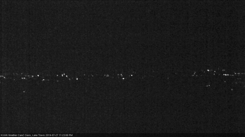 Lake Travis webcam, July 27, 2019 10:25 PM CT