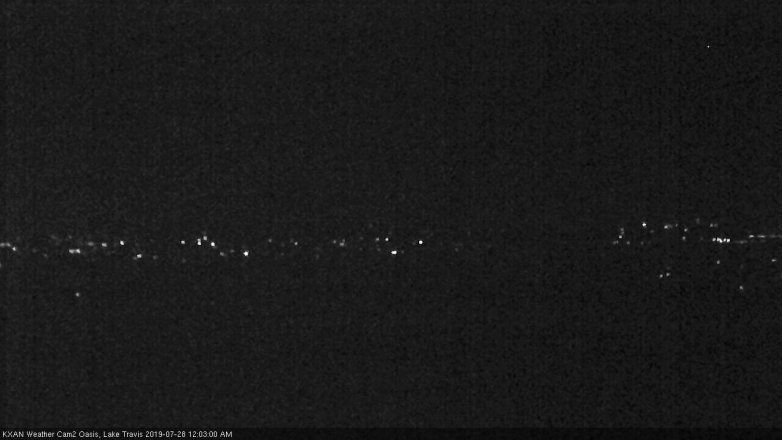 Lake Travis webcam, July 27, 2019 11:05 PM CT