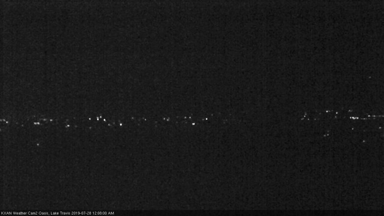 Lake Travis webcam, July 27, 2019 11:10 PM CT