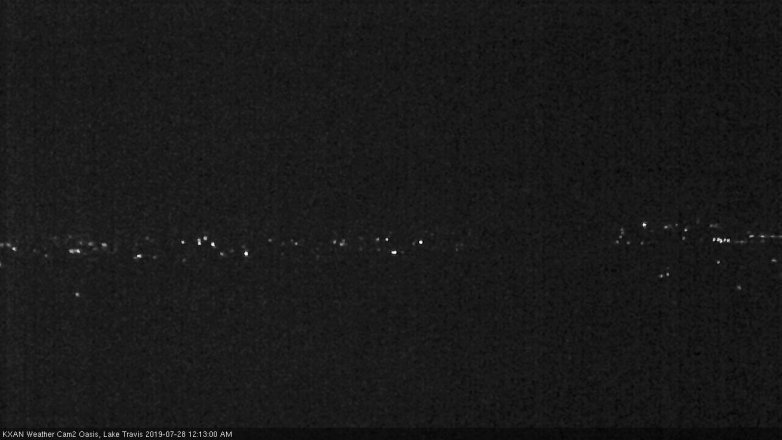 Lake Travis webcam, July 27, 2019 11:15 PM CT