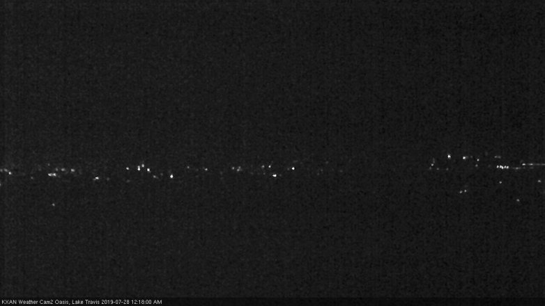Lake Travis webcam, July 27, 2019 11:20 PM CT