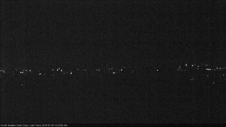 Lake Travis webcam, July 27, 2019 11:25 PM CT
