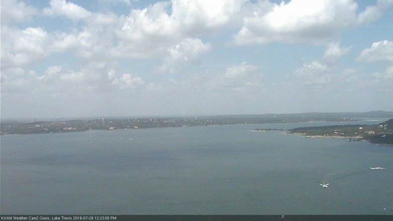 Lake Travis webcam, July 28, 2019 11:25 AM CT