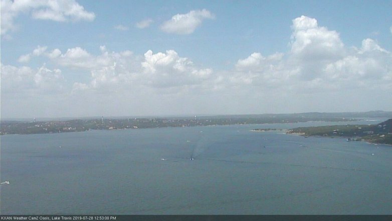 Lake Travis webcam, July 28, 2019 11:55 AM CT