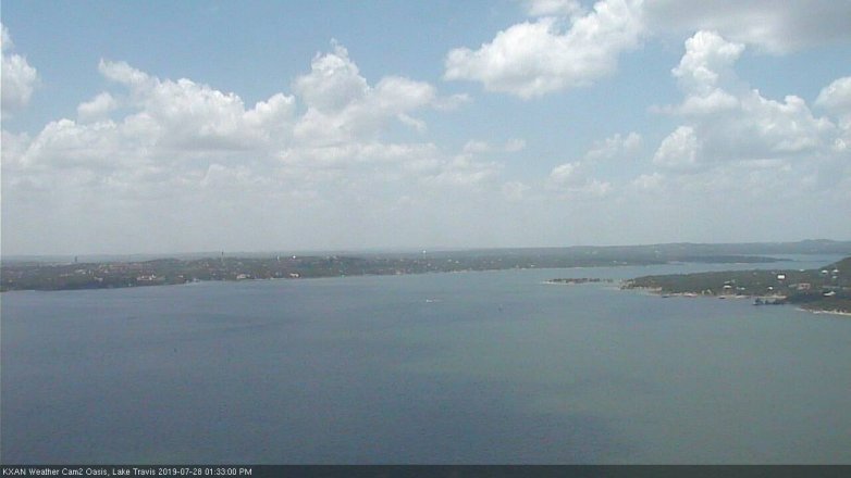 Lake Travis webcam, July 28, 2019 12:35 PM CT